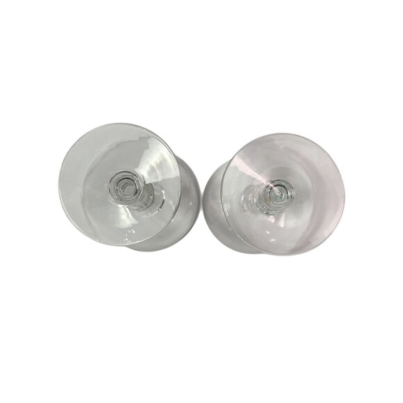 Vintage 1960s Libbey Georgian Clear Champagne Glass Sherbet Set Of 2 - Picture 7 of 8